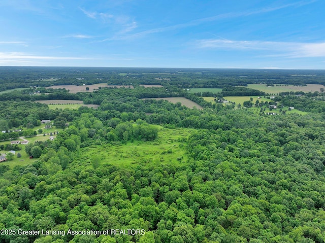 6322 Springport Rd, Eaton Rapids, MI 48827 - aerial view of a heavily wooded area