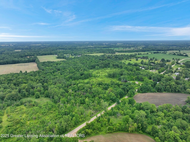 6322 Springport Rd, Eaton Rapids, MI 48827 - aerial view of a heavily wooded area