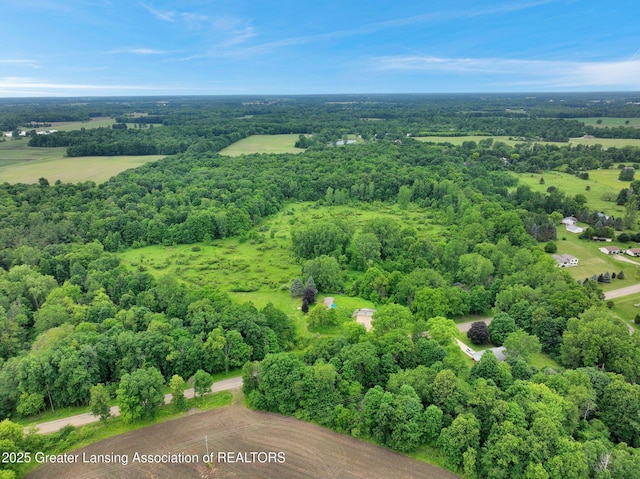 6322 Springport Rd, Eaton Rapids, MI 48827 - bird's eye view of a heavily wooded area
