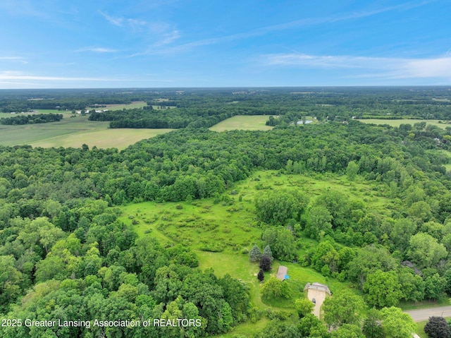 6322 Springport Rd, Eaton Rapids, MI 48827 - bird's eye view of a forest