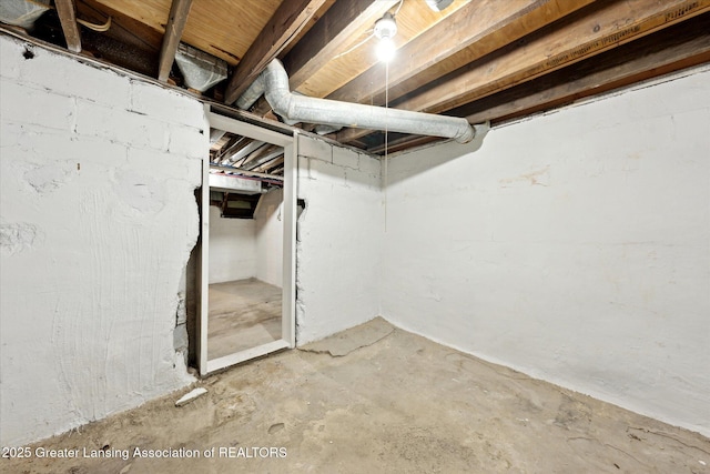 402 W Cesar E Chavez Ave, Lansing, MI 48906 - view of unfinished below grade area