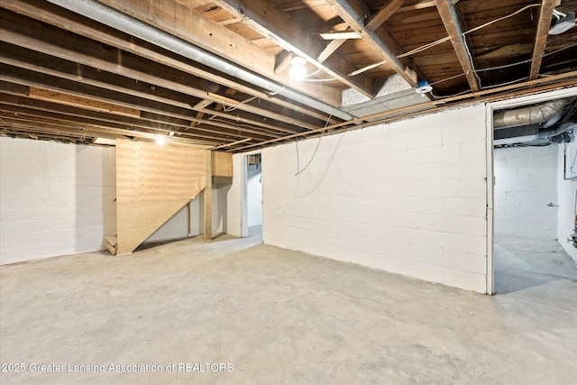 402 W Cesar E Chavez Ave, Lansing, MI 48906 - view of unfinished basement