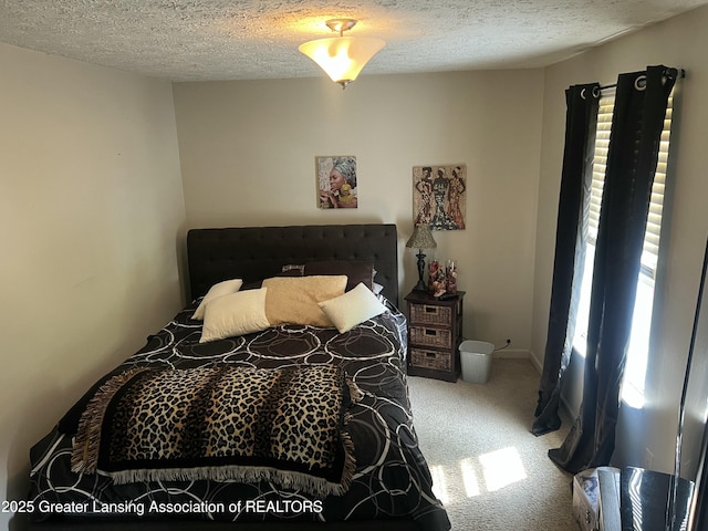 1745 Maisonette Dr, Lansing, MI 48911 - bedroom featuring carpet and a textured ceiling