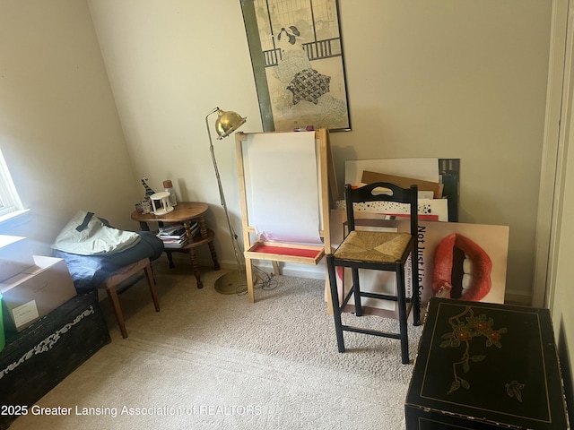 1745 Maisonette Dr, Lansing, MI 48911 - home office featuring carpet floors