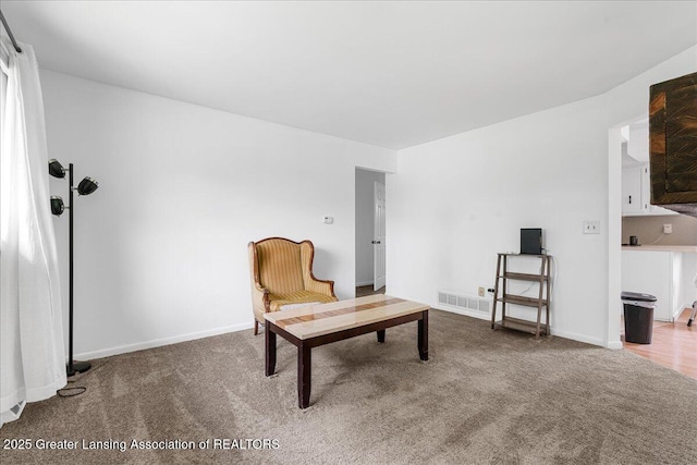 1941 S Royston Rd, Eaton Rapids, MI 48827 - sitting room featuring carpet and baseboards