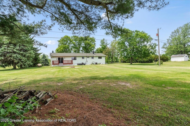 1941 S Royston Rd, Eaton Rapids, MI 48827 - view of green lawn