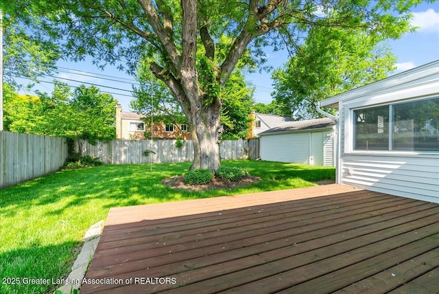 1727 Springfield Ln, Lansing, MI 48912 - view of wooden deck