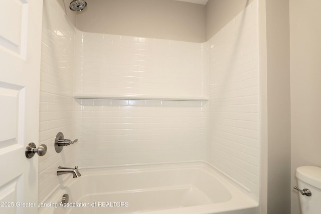 605 Landbridge, Perry, MI 48872 - full bathroom with toilet and bathing tub / shower combination
