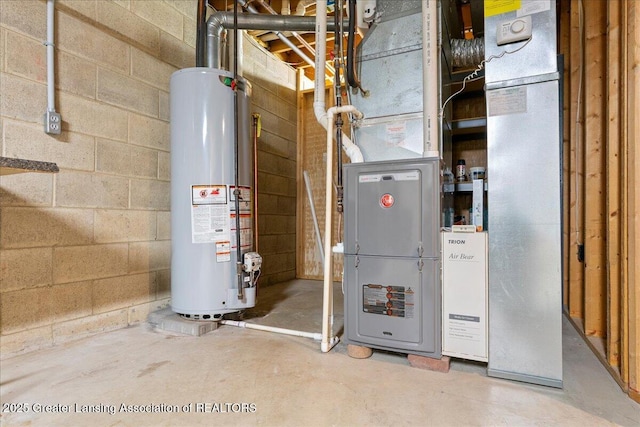 1055 Hull Rd, Mason, MI 48854 - utilities featuring water heater and heating unit