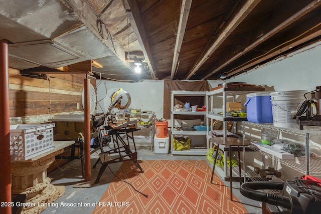 826 Clyde St, Lansing, MI 48915 - view of unfinished basement