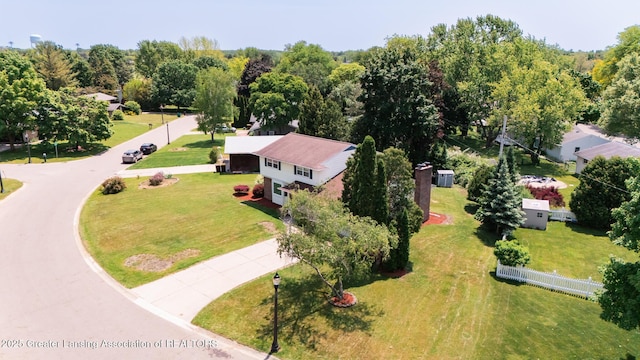 120 Chanticleer Trl, Lansing, MI 48917 - drone / aerial view