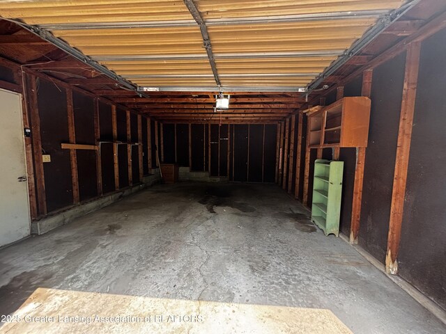 1143 Lathrop St, Lansing, MI 48912 - misc room with a garage