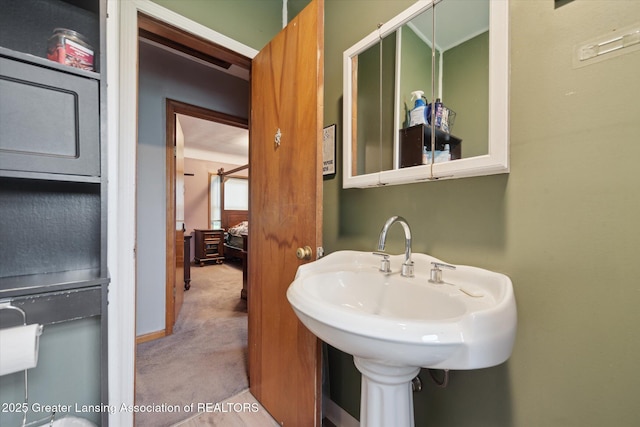 925 Summit St, Owosso, MI 48867 - bathroom with a sink