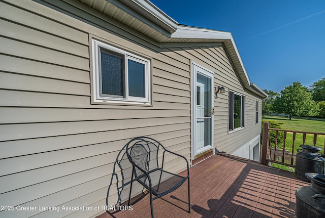 1200 S Michigan Rd, Eaton Rapids, MI 48827 - view of wooden deck