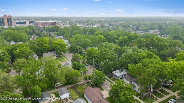 1128 Hickory St, Lansing, MI 48912 - aerial view of property's location