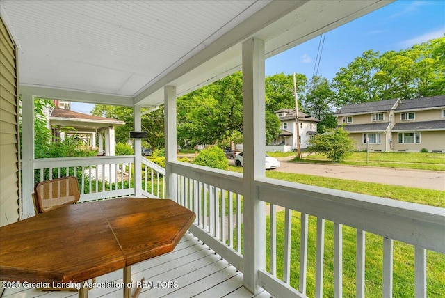 1128 Hickory St, Lansing, MI 48912 - porch with a residential view
