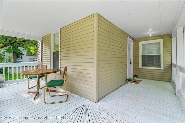 1128 Hickory St, Lansing, MI 48912 - view of wooden deck