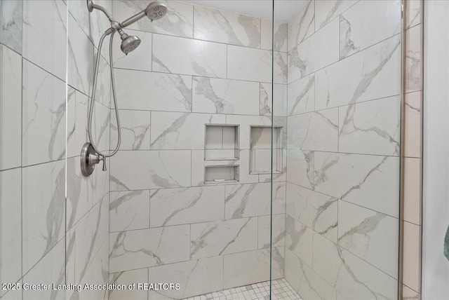 5195 E Brookfield Dr, East Lansing, MI 48823 - full bathroom featuring a tile shower