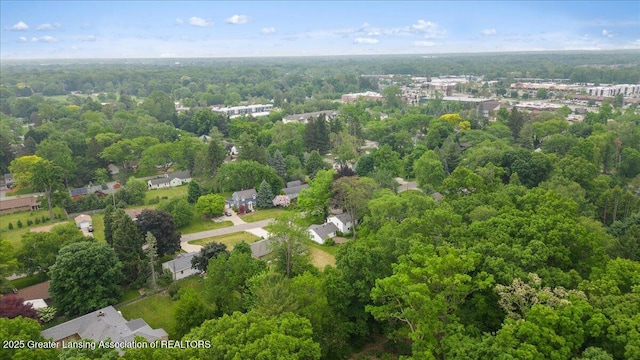 5195 E Brookfield Dr, East Lansing, MI 48823 - drone / aerial view of a heavily wooded area