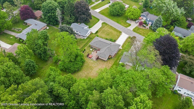 5195 E Brookfield Dr, East Lansing, MI 48823 - aerial view of residential area