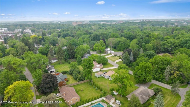 5195 E Brookfield Dr, East Lansing, MI 48823 - aerial view of property and surrounding area