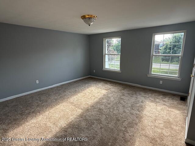 6328 Beechfield Dr, Lansing, MI 48911 - unfurnished room with plenty of natural light and carpet flooring