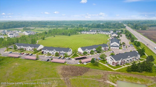 12947 Townsend Dr Unit 412, Grand Ledge, MI 48837 - aerial perspective of suburban area