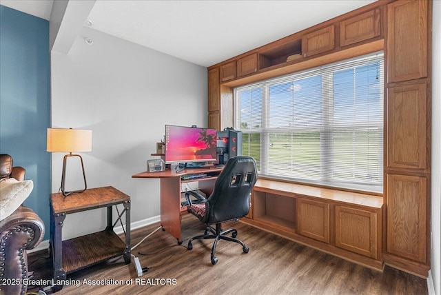 12947 Townsend Dr Unit 412, Grand Ledge, MI 48837 - office with wood finished floors and baseboards