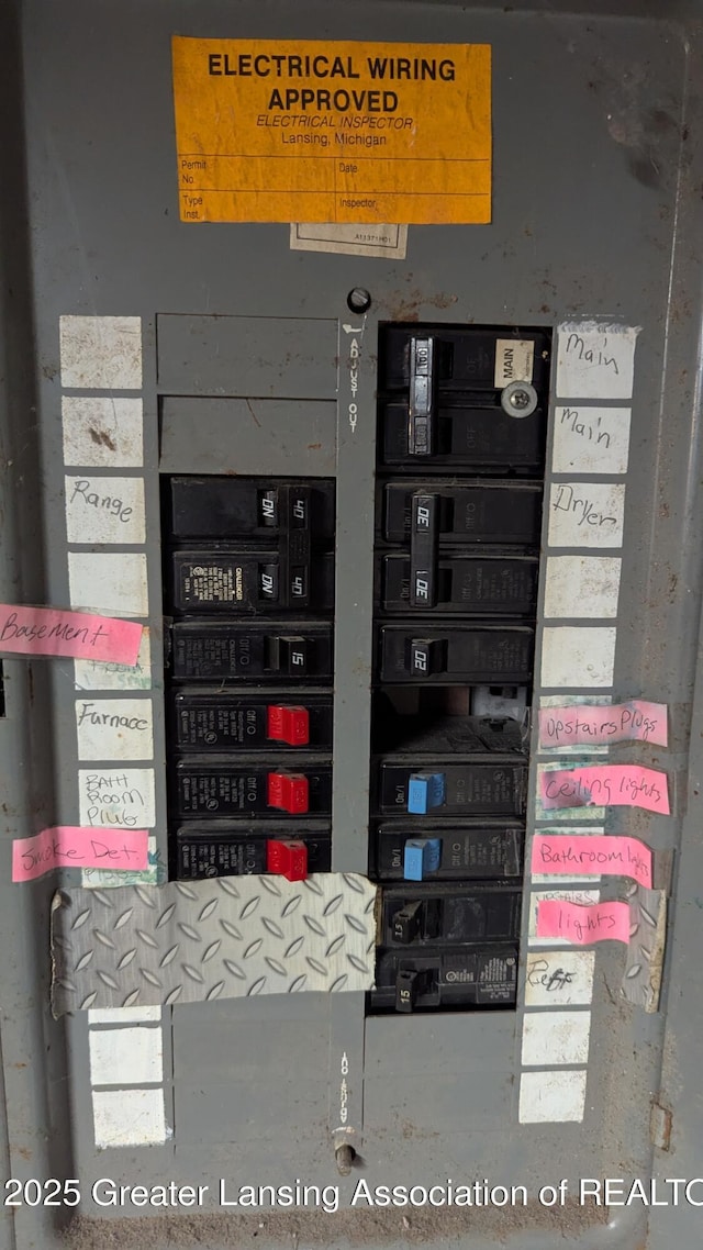 1515 Prospect St, Lansing, MI 48912 - utility room with electric panel