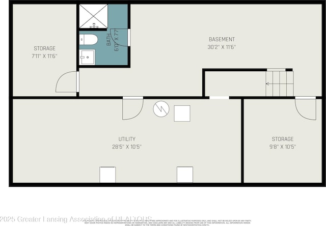 1808 Cadillac Ave, Lansing, MI 48917 - home floor plan