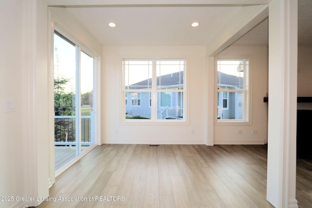 629 Aquila Dr, East Lansing, MI 48823 - unfurnished sunroom featuring plenty of natural light