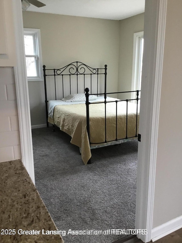 4615 Hughes Rd, Lansing, MI 48910 - carpeted bedroom featuring baseboards