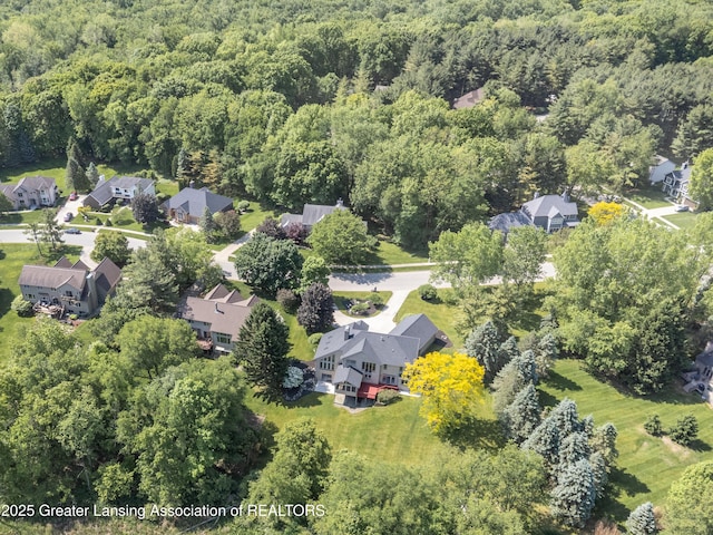 1120 Nautical Dr, Okemos, MI 48864 - view of property location with a forest and nearby suburban area