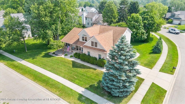 2134 Cedar Bend Dr, Holt, MI 48842 - aerial view of residential area