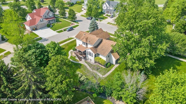 2134 Cedar Bend Dr, Holt, MI 48842 - aerial perspective of suburban area