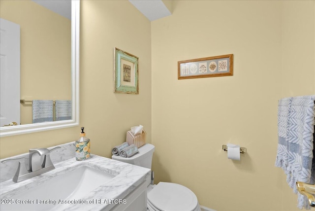 2134 Cedar Bend Dr, Holt, MI 48842 - half bath with vanity and toilet