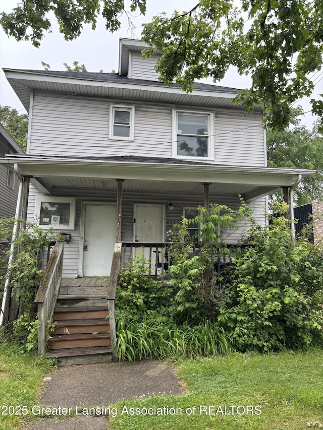 917 E Kalamazoo St, Lansing, MI 48912 - traditional style home with covered porch