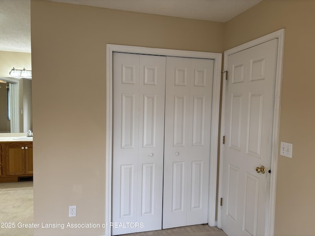 411 White Pine Blvd Unit 34, Lansing, MI 48917 - unfurnished bedroom with a closet and light colored carpet