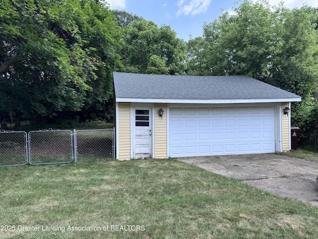 603 Armstrong Rd, Lansing, MI 48911 - view of detached garage