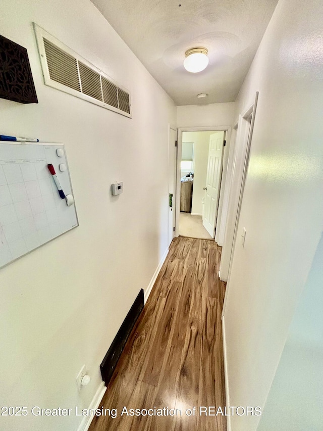 3130 Delta River Dr, Lansing, MI 48906 - corridor with wood finished floors and baseboards