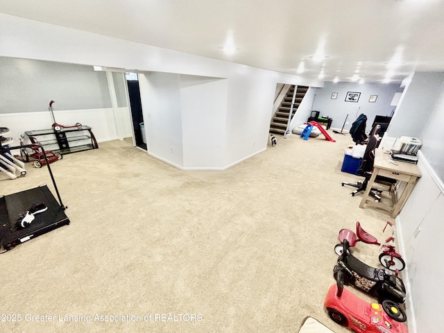 3130 Delta River Dr, Lansing, MI 48906 - playroom featuring carpet