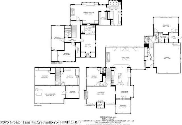 1046 Cresenwood Rd, East Lansing, MI 48823 - view of property floor plan