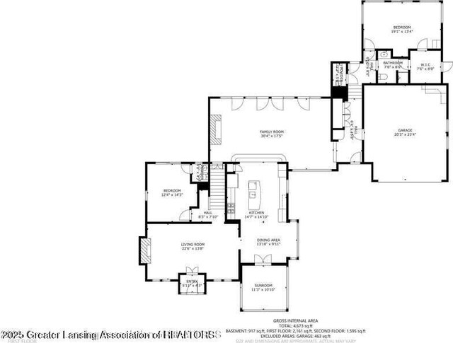 1046 Cresenwood Rd, East Lansing, MI 48823 - view of floor plan / room layout