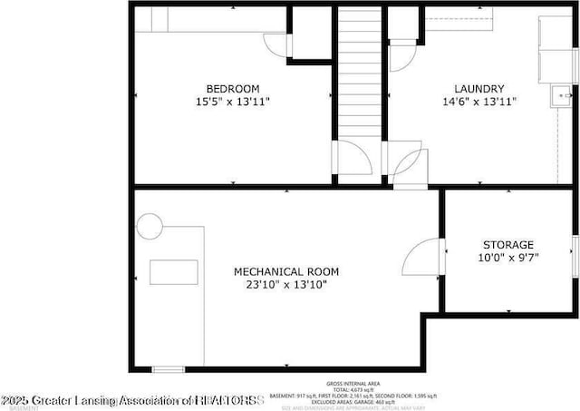 1046 Cresenwood Rd, East Lansing, MI 48823 - view of home floor plan