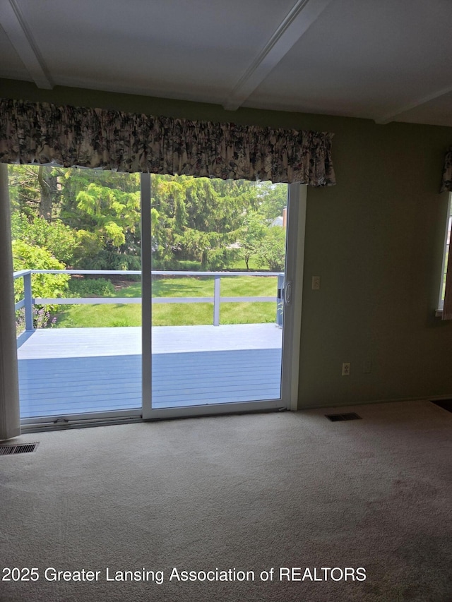 2115 Lyman Dr, Lansing, MI 48912 - carpeted empty room with plenty of natural light