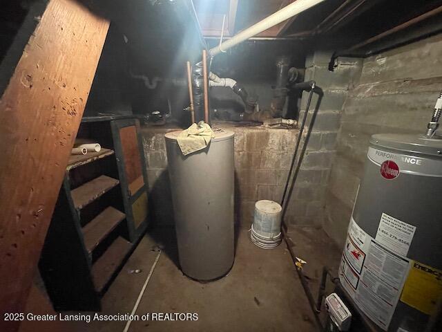 4022 Stabler St, Lansing, MI 48910 - utilities featuring gas water heater