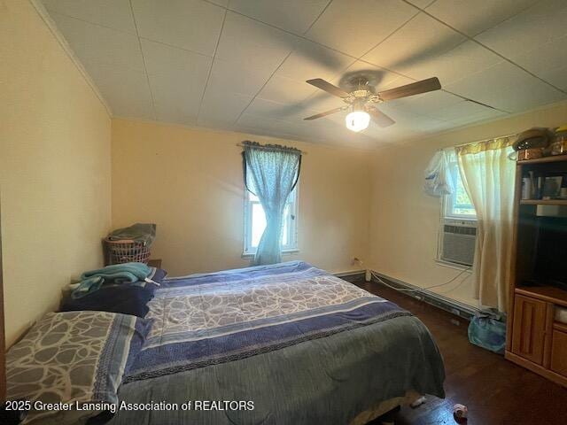 4022 Stabler St, Lansing, MI 48910 - bedroom with cooling unit and a ceiling fan