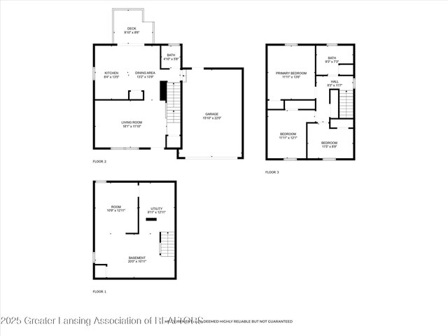 202 Kerry St, Eaton Rapids, MI 48827 - view of floor plan / room layout