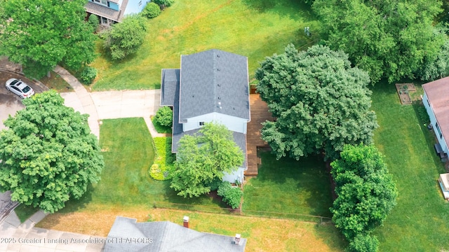 1965 Rutgers Cir, East Lansing, MI 48823 - view from above of property