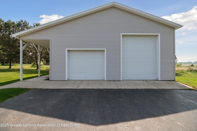 921 Ives Rd, Mason, MI 48854 - view of detached garage